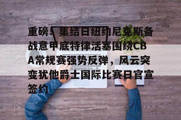 半岛体育-纽约尼克斯vs底特律活塞